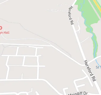 map for Ty Gwyn Hall