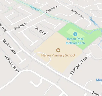 map for Heron Primary School