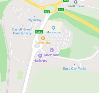 map for MORRISONS FILLING STATION