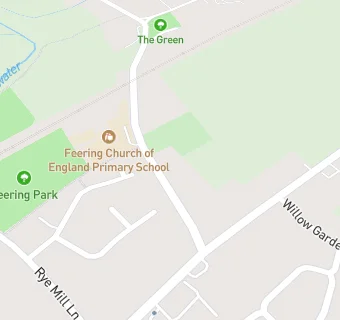 map for Feering C Of E Primary School