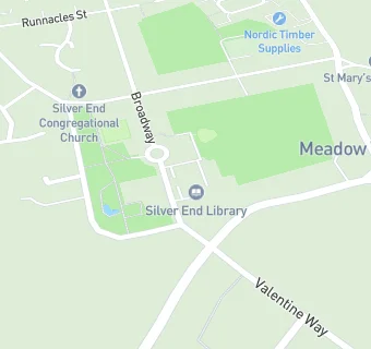 map for Silver End Surgery 