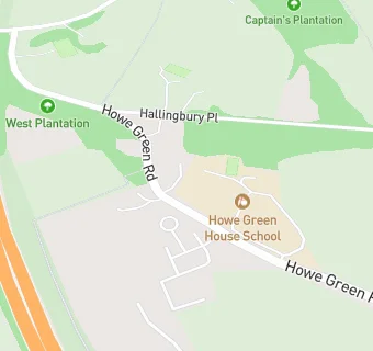 map for Howe Green House School