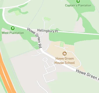 map for Howe Green Educational Trust Ltd