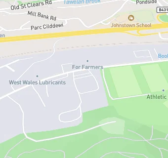 map for Carmarthen Athletic Club