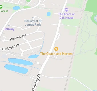 map for The Coach And Horses