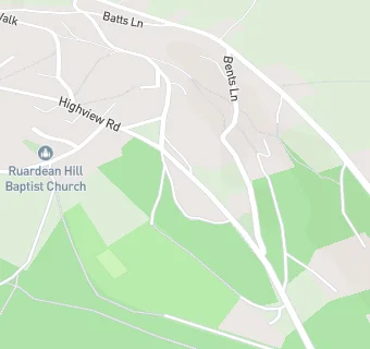 map for Ruardean Hill Sports Club