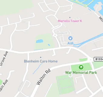 map for Blenheim House