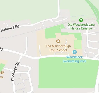 map for The Marlborough Church of England School