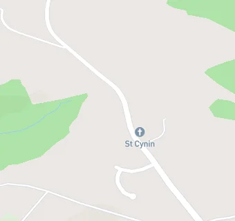 map for Llangynin C.P. School