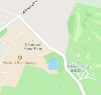 map for Cotswold Hills Golf Club