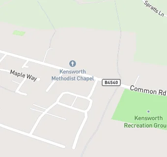 map for Kensworth C of E Academy & Pre-school