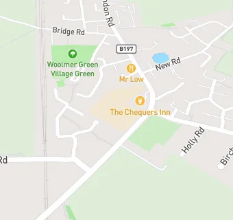 map for St Michael's Woolmer Green CofE VA Primary School