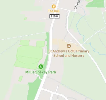 map for St Andrew's CE Primary School and Nursery