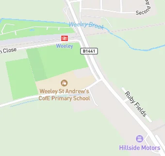 map for Weeley St Andrew's CofE Primary School