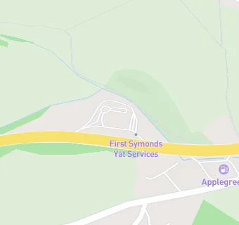 map for Shell Symonds Yat (A40 Northbounds Services)