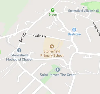 map for Stonesfield Primary School