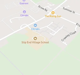 map for Slip End Village School