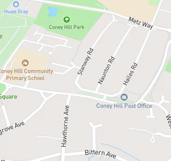 map for Coney Hill Superstore