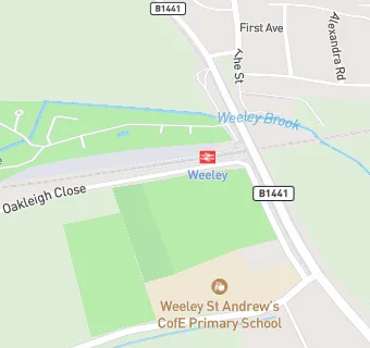 map for St Andrews Primary School