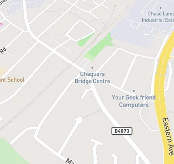 map for Chequers Chippy