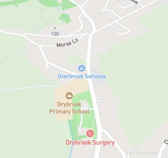 map for Drybrook Primary School