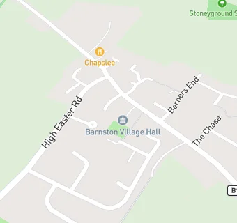 map for Barnston Village Hall