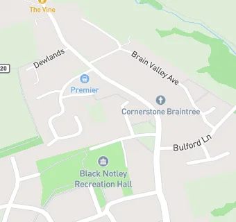 map for Black Notley Community Association