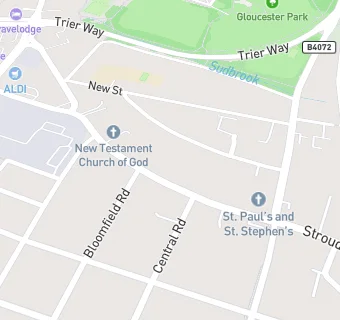 map for St Paul And St Stephen Church Kitchen