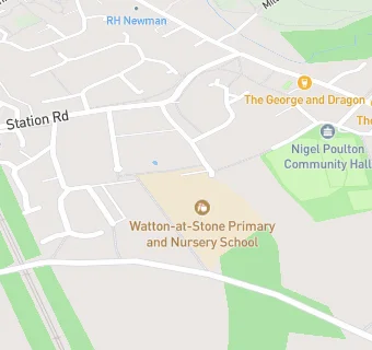 map for Watton-at-Stone Primary and Nursery School