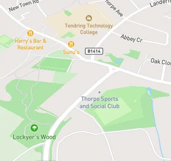 map for Thorpe Sports and Social Club