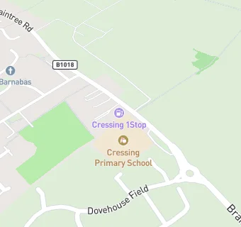 map for Cressing Primary School