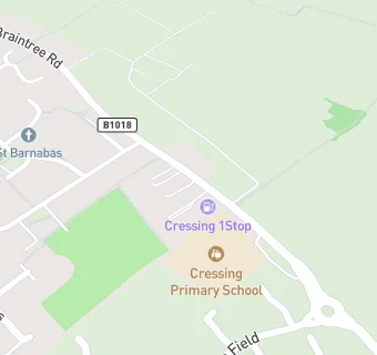 map for Cressing County Primary School