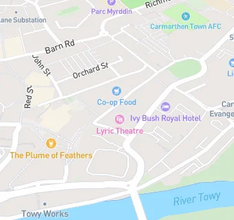 map for LYRIC THEATRE