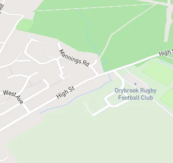 map for Drybrook Rugby Football Club