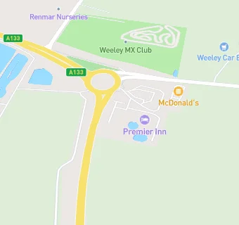 map for MFG Weeley Service Station