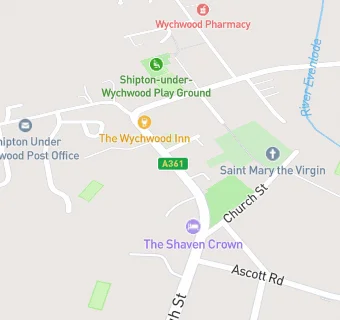 map for The Wychwood Inn