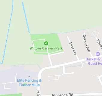 map for Willows Caravan Park Club