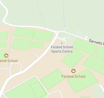 map for Felsted Prep School