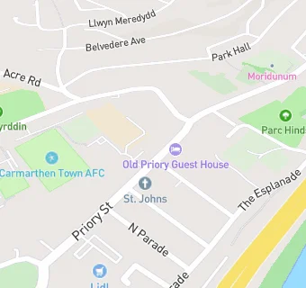 map for PRIORY NEWSAGENTS