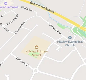 map for Caterlink At Hillview Primary School