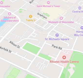 map for The Square Cafe