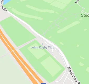 map for Luton Rugby Football Club