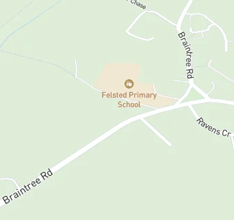 map for Felsted Primary School