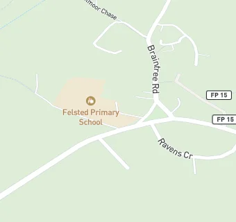 map for Felsted Primary School