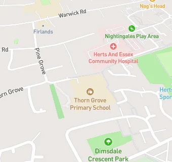 map for Thorn Grove Primary School