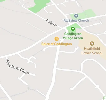 map for Caddington Surgery