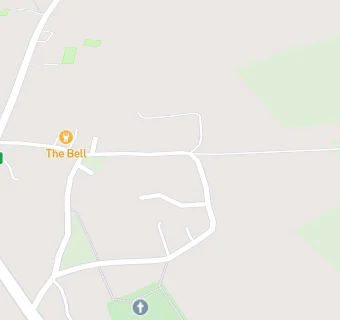 map for The Bell at Hardwick