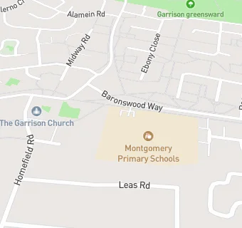 map for Montgomery Junior School, Colchester