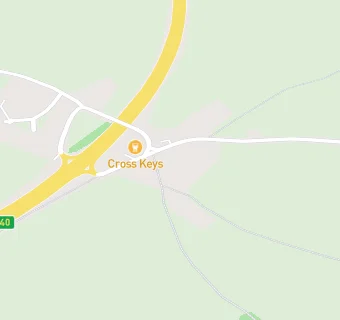 map for Cross Keys Inn