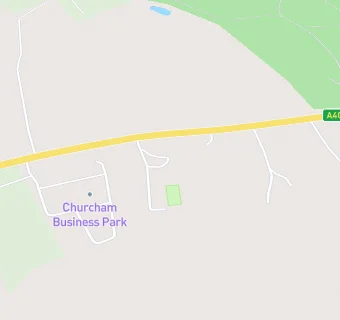 map for Churcham Service Station